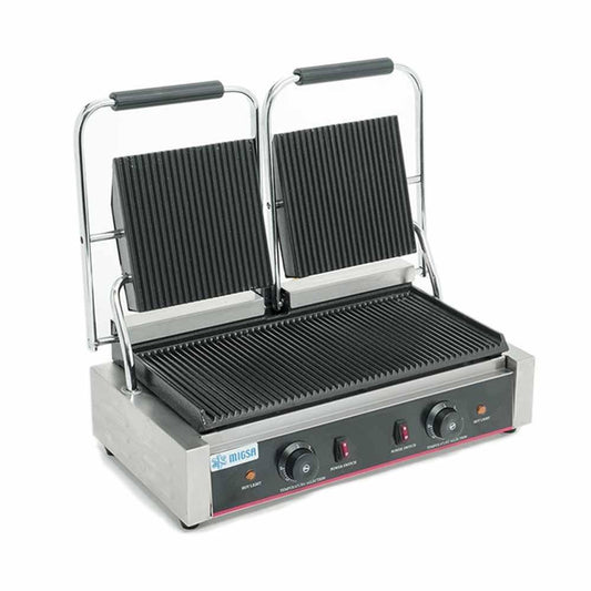 Migsa Bn-813 Plancha Panini Doble Sandwiches Hamburguesas Plancha Cocina  Electrica Alimentos Hamburguesa Quesadillas Taquería Foodtruck Pollo Pescado Carne Asar Sandwiches Asar Hamburguesas Tacos Barbacoa Lonches Plancha Panini Plancha Doble. KitchenMax.Store. Envíos seguros a todo México. Cotiza hoy mismo.