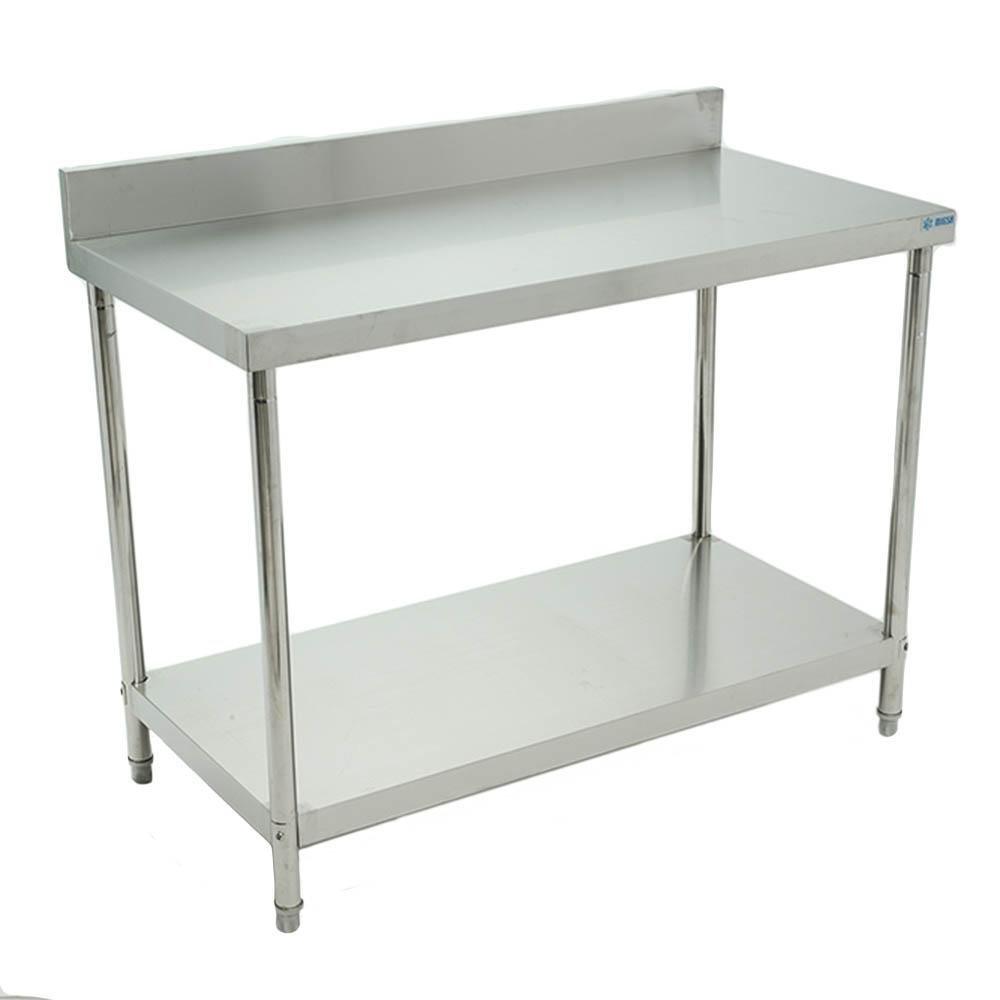 Migsa Bn-w04/120 Mesa Trabajo Soporte Inferior Acero Inoxidable Restaurante Banquetes Panaderia Pasteleria Cocina. KitchenMax.Store. Envíos seguros a todo México. Cotiza hoy mismo.