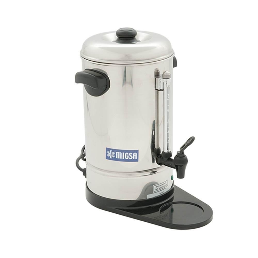 Migsa Cp-06 Cafetera Percoladora Secretarial 6 Litros 36 Tazas Restaurante Oficina Cafeteria Hotel Desayunador Fonda Negocio Alimentos Tienda Conveniencia Eventos.  KitchenMax.Store. Envíos seguros a todo México. Cotiza hoy mismo.