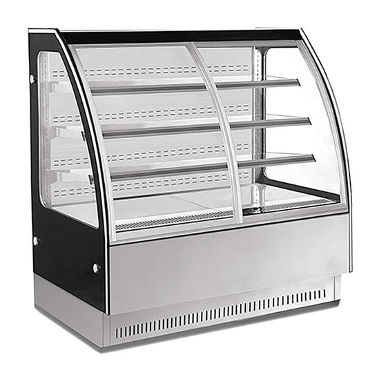 Migsa Gn-1500Y3 Vitrina Exhibidora Mural 2 Puertas Cristal Curvo. 150 cm. 447 Lt / 15.78 pies - 110 V - Vitrinas / Exhibidores - Migsa - KitchenMax Store