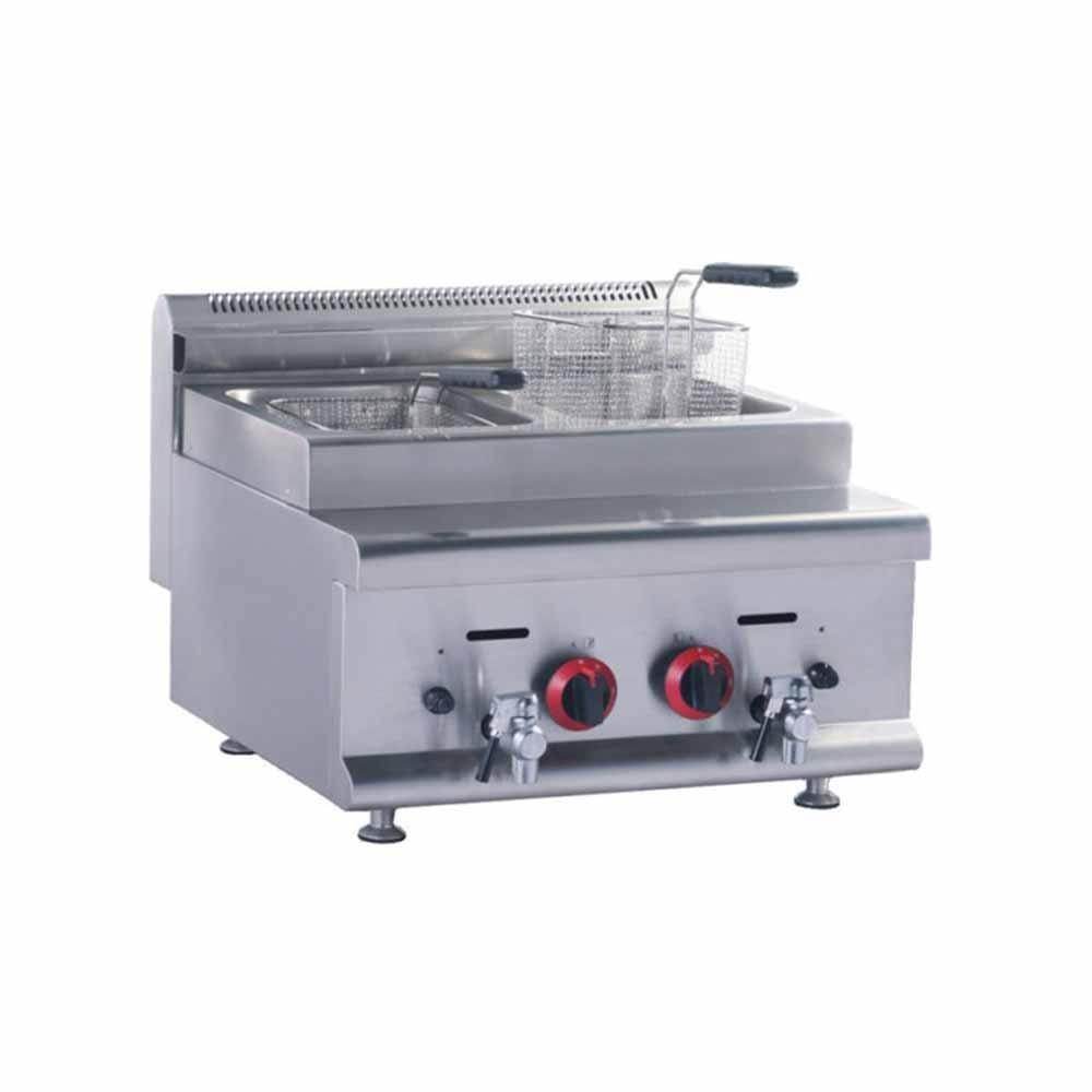 Migsa Hgr-608 Freidora Gas 2 Tinas 2 Canastillas 8 Litros Restaurante Cocina Económica Freír Alimentos Freidores Alitas Papas A la Francesa Salchipulpos Pollo Snacks. KitchenMax.Store. Envíos seguros a todo México. Cotiza hoy mismo.