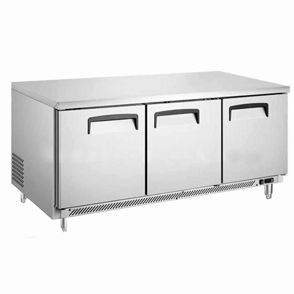 Migsa UC-72F-3 Mesa Congelada Contra Barra 3 Puertas Bar Restaurante Cafeteria Cocina Industrial Refrigerar Bajo Barra Conservar Comedor.  KitchenMax.Store. Envíos seguros a todo México. Cotiza hoy mismo.