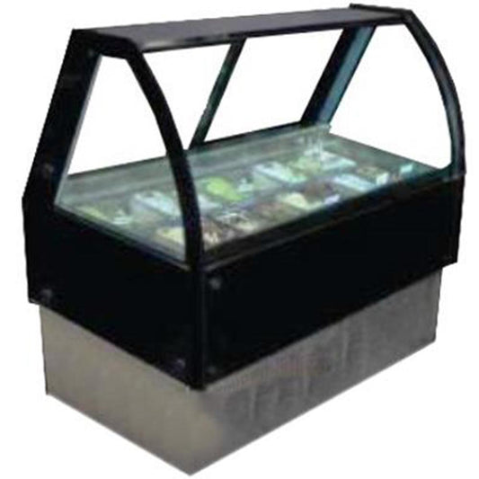 Migsa VHM-16 Vitrina Exhibidora Helados 150cm 220V - Vitrinas Refrigeradas - Migsa - KitchenMax Store