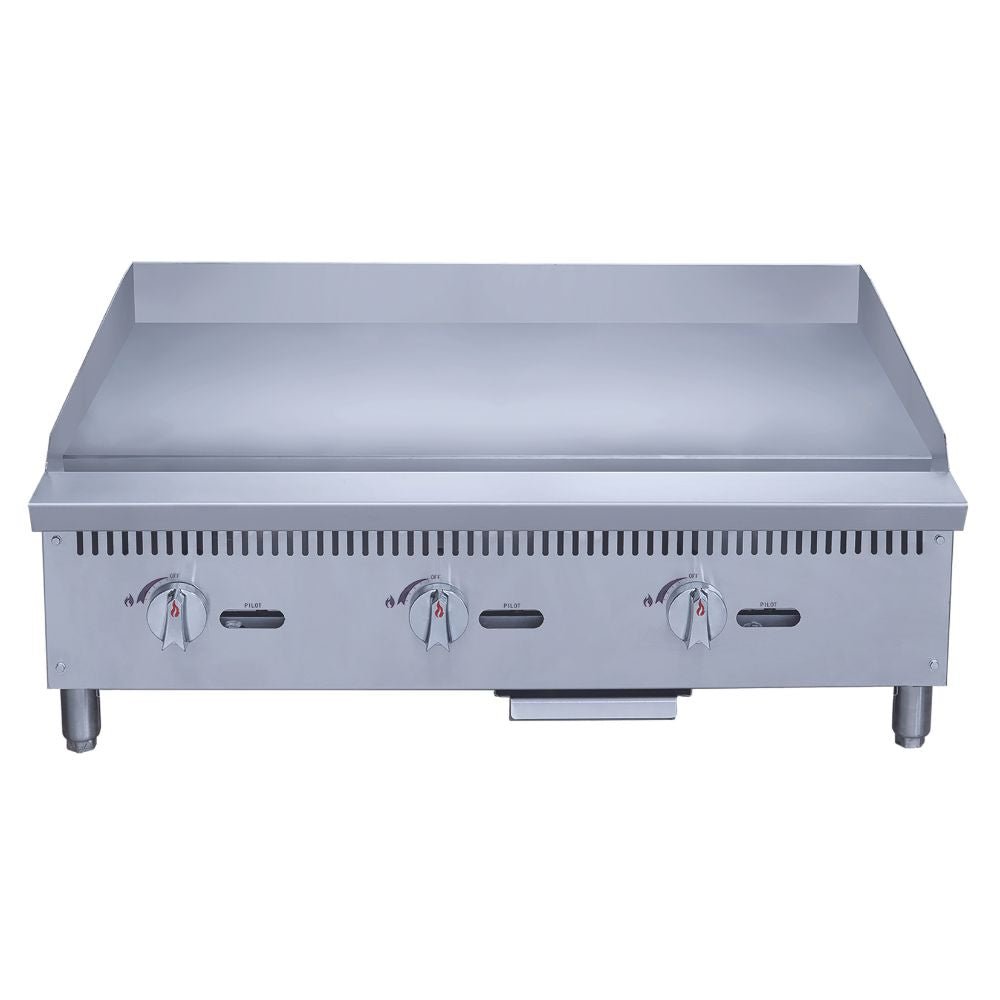 Migsa MGRG-36-MG Plancha Comercial Gas Frente 92 cm Carne Pollo Tacos Hamburguesas Hot Dog Tacos Barbacoa Tacos Dorados Tortas Panini Restaurante Comedor Cocina Industriales Negocio Fonda. KitchenMax.Store. Envíos seguros a todo México. Cotiza hoy mismo.