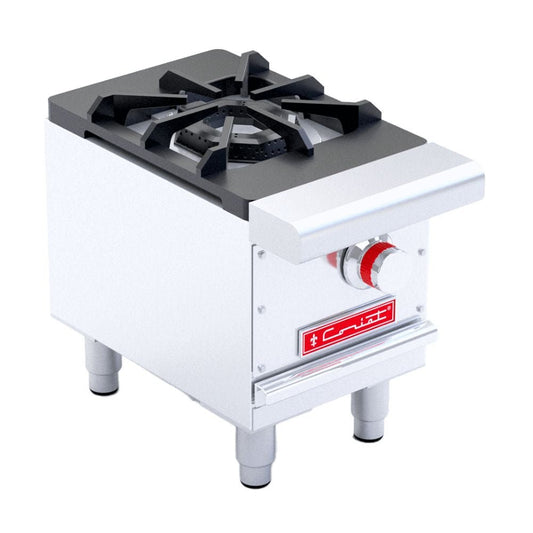PARRILLA CORIAT PCH-1 DE MESA HD | Parrilla 1 Quemador | 1 Parrilla Hierro Fundido | 1 Cubierta Semi Sellada | Gas | Charola Derrame Quemador Base Sin horno Piloto Parrilla Térmico Restaurante Negocio Compacta Cocción Cocina Industrial Comida Flama