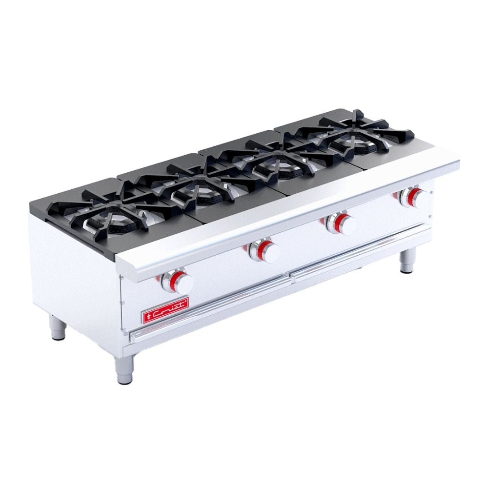 PARRILLA CORIAT PCH-4 DE PISO HD | Parrilla 4 Quemadores | 4 Parrillas Hierro Fundido | 4 Cubiertas Semi-Selladas | Gas | Comisariatos Comida corrida Funerarias Hotelería Cafetería Hospitales Comedores Industriales