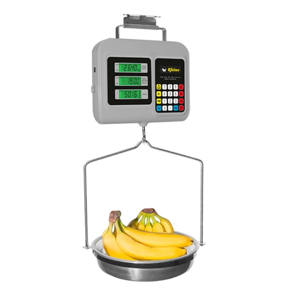 Rhino BACMU-30 Bascula Colgante 30 kg Pescaderia Verduleria Recauderia Frutas y verdudas Tienda de abarrotes Miscelaneas carniceria cremeria tianguis - Rhino - KitchenMax Store
