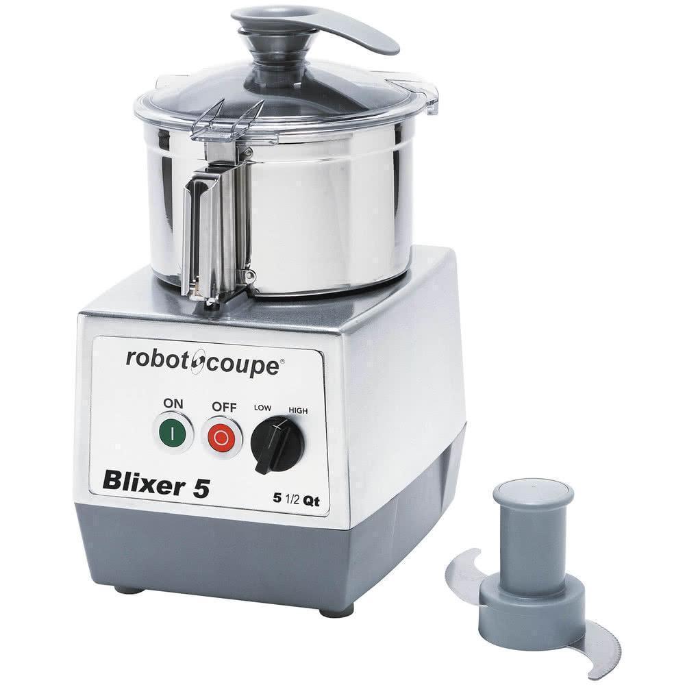 Robot Coupe BLIXER 5 Procesador  Alimentos  5.5 Qt. Dos velocidades Tazón Acero Inoxidable - Procesadores Alimentos / Ralladores / Cortadores - Robot Coupe - KitchenMax Store