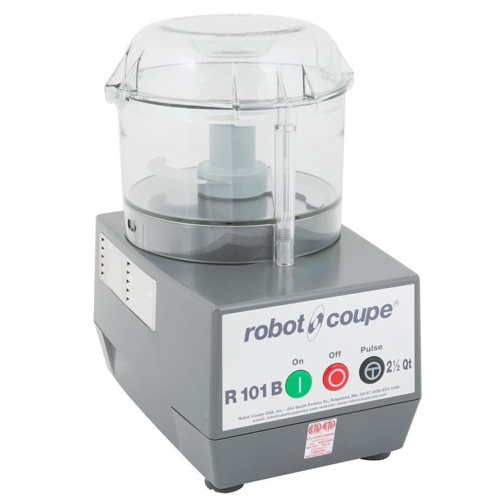 Robot Coupe R101BCLR Procesador Alimentos con 2,5 Qt. Tazón Policarbonato Transparente - Procesadores Alimentos / Ralladores / Cortadores - Robot Coupe - KitchenMax Store