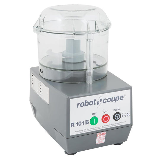 Robot Coupe R101BCLR Procesador Alimentos con 2,5 Qt. Tazón Policarbonato Transparente - Procesadores Alimentos / Ralladores / Cortadores - Robot Coupe - KitchenMax Store