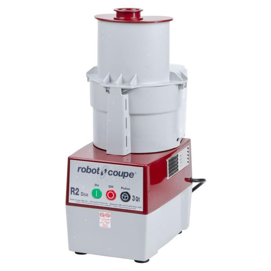 Robot Coupe R2 DICE Procesador  Alimentos Monofásico  Alimentación Continua - Procesadores Alimentos / Ralladores / Cortadores - Robot Coupe - KitchenMax Store