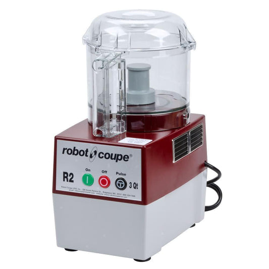Robot Coupe R2BCLR Procesador  Alimentos  3 Qt. Cubo Policarbonato Transparente 2HP - Procesadores Alimentos / Ralladores / Cortadores - Robot Coupe - KitchenMax Store