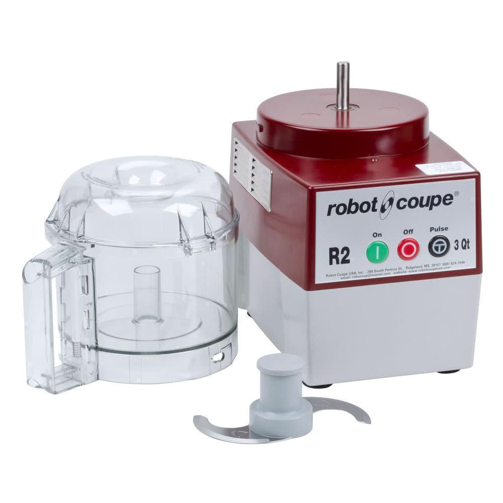 Robot Coupe R2BCLR Procesador  Alimentos  3 Qt. Cubo Policarbonato Transparente 2HP - Procesadores Alimentos / Ralladores / Cortadores - Robot Coupe - KitchenMax Store