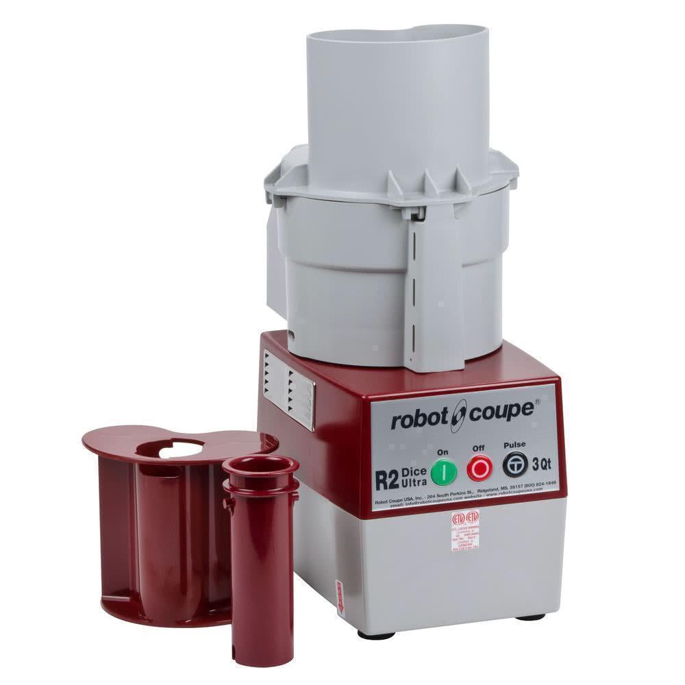 Robot Coupe R2DICE ULTRA Procesador  Alimentos 3 Qt. Alimentación Continua 2 HP 120v - Procesadores Alimentos / Ralladores / Cortadores - Robot Coupe - KitchenMax Store