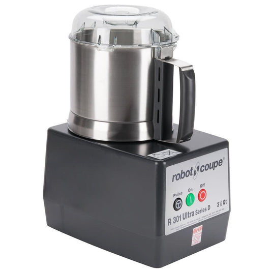 Robot Coupe R301 ULTRA B Procesador  Alimentos  3.5 Qt. 1.5 HP Tazón Acero inoxidable - Procesadores Alimentos / Ralladores / Cortadores - Robot Coupe - KitchenMax Store