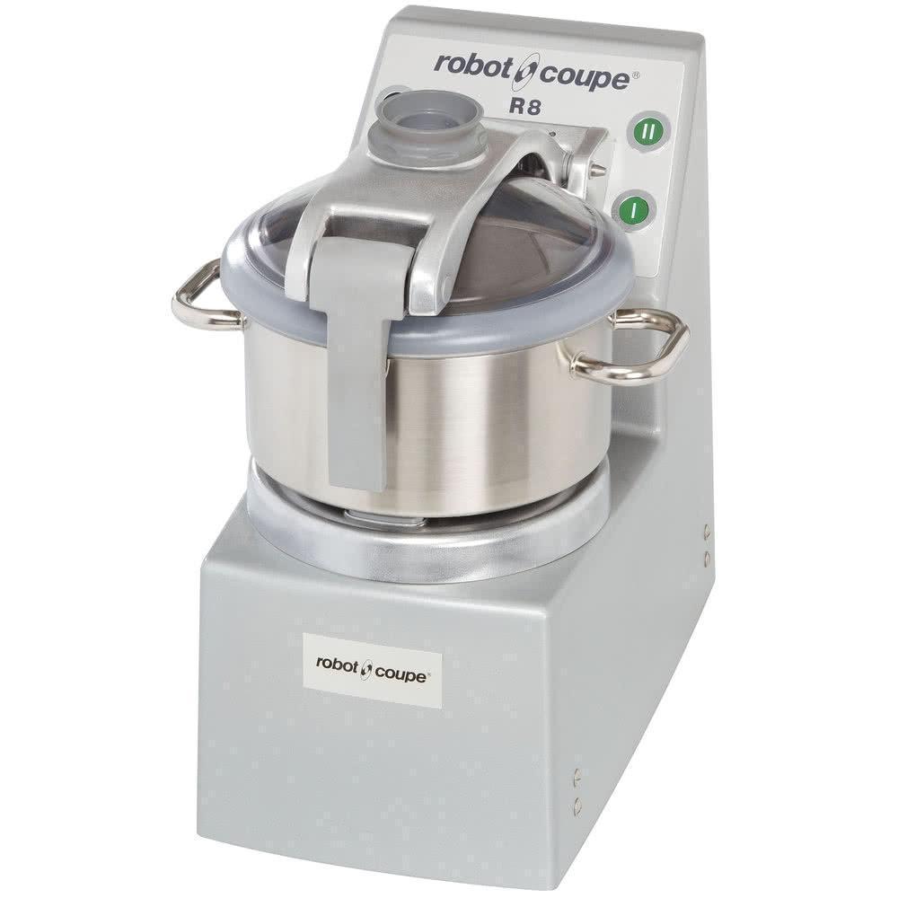 Robot Coupe R8 Procesador  Alimentos Vertical  8 Qt. Tazón  Acero Inoxidable - Procesadores Alimentos / Ralladores / Cortadores - Robot Coupe - KitchenMax Store