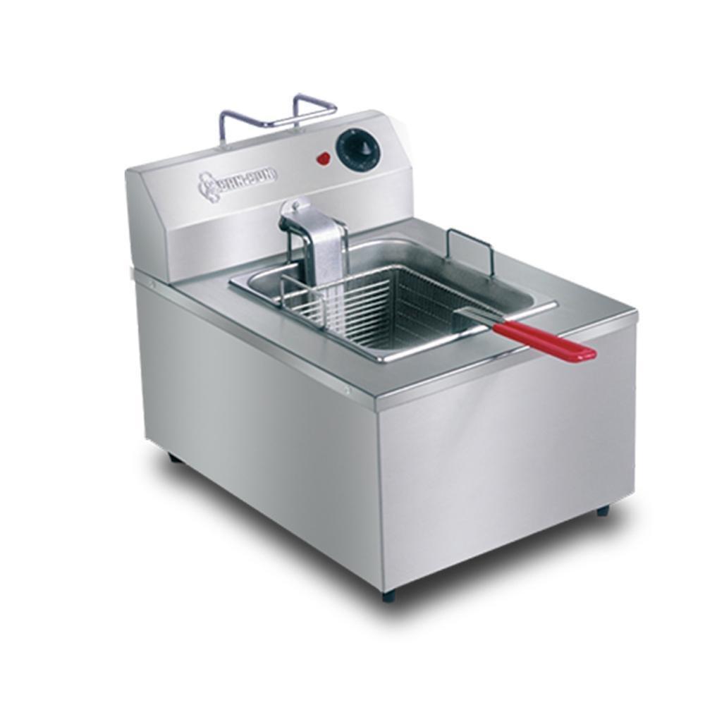 San-Son Sanson MINIFRYX Freidor Eléctrico Profesional 1 Tina 4 Lts Acero Inoxidable - Freidores - San Son - KitchenMax Store