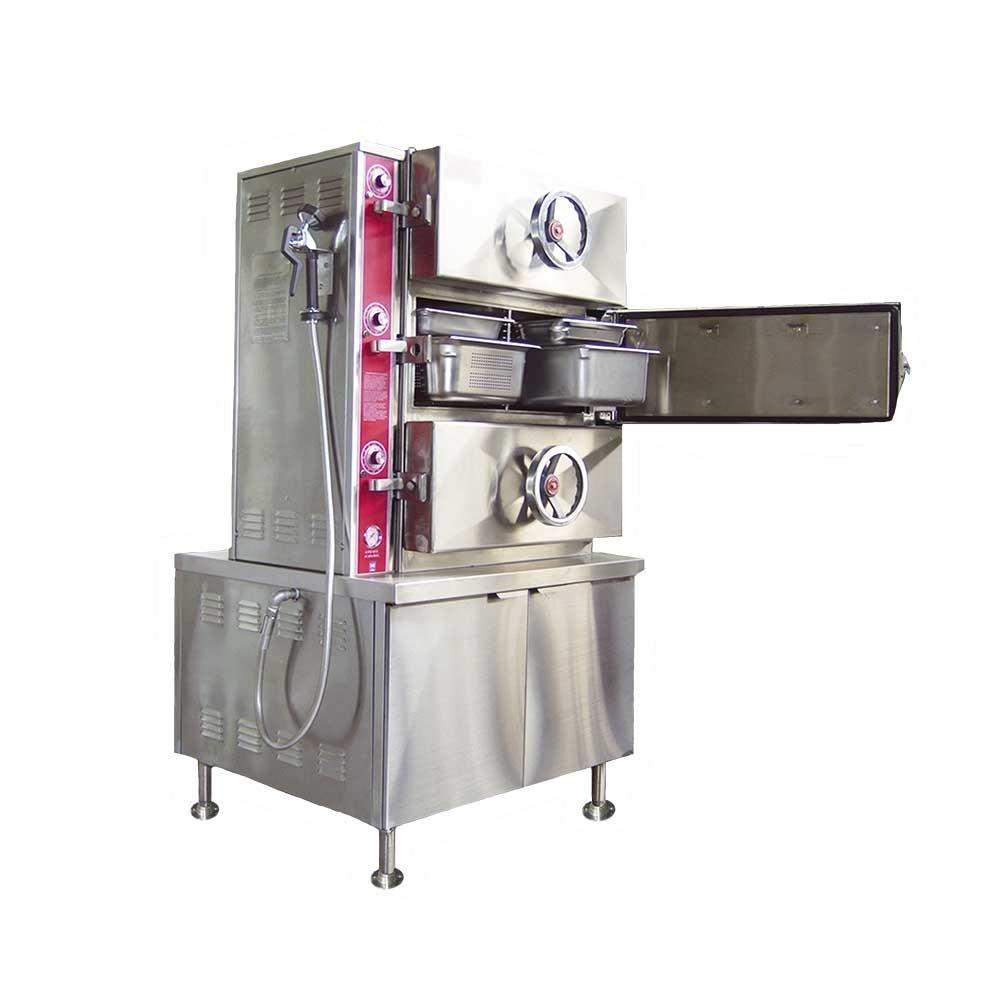 Tecnodac CG-3 Cocedor a Vapor para Alimentos con Generador a Gas - Con Rejillas - No Incluye Charolas - Cocedores - Tecnodac - KitchenMax Store