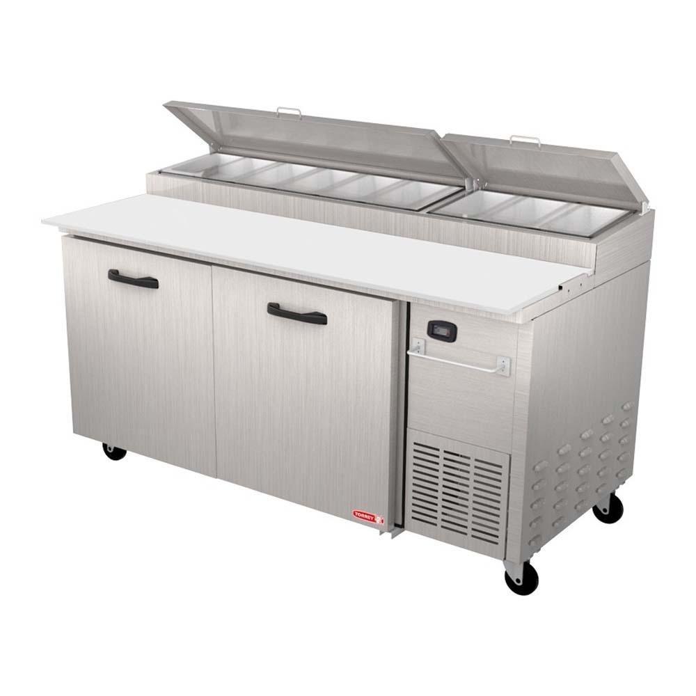 Torrey PPT67-11R1S PTMF-1022058 Mesa de Preparacion 2 Puertas - Mesas de trabajo refrigeradas - Torrey - KitchenMax Store