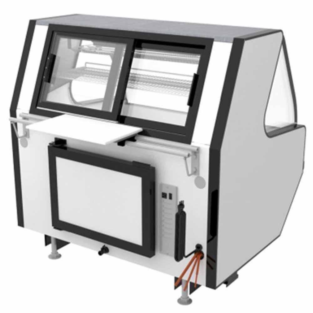 Torrey Tec130 Tramo Exhibidor Carnicero 132 cm No incluye Condensador Remoto ni unidad de refrigeración - Vitrinas Refrigeradas - Torrey - KitchenMax Store