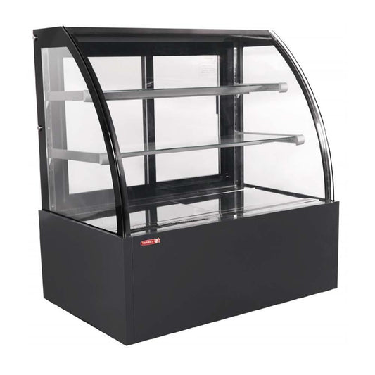 Torrey VFG-120C  Vitrina Full Glass Vidrio Curvo Panorámica 225 lt 120 cm - Vitrinas / Exhibidores - Torrey - KitchenMax Store