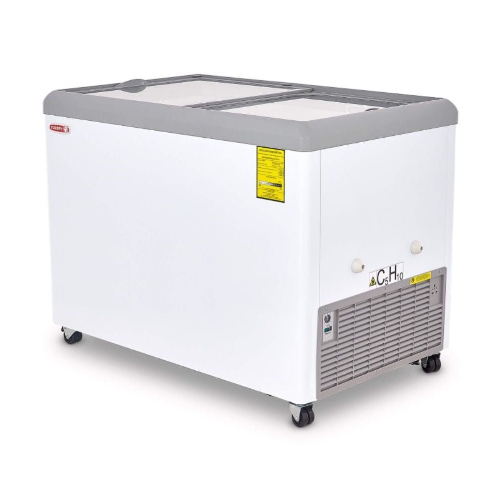 Torrey CHC-110PR CCCHC110003 Congelador Horizontal 2 Puertas  Corredizas Cristal Plano Cuerpo Esmaltado - Congeladores - Torrey - KitchenMax Store