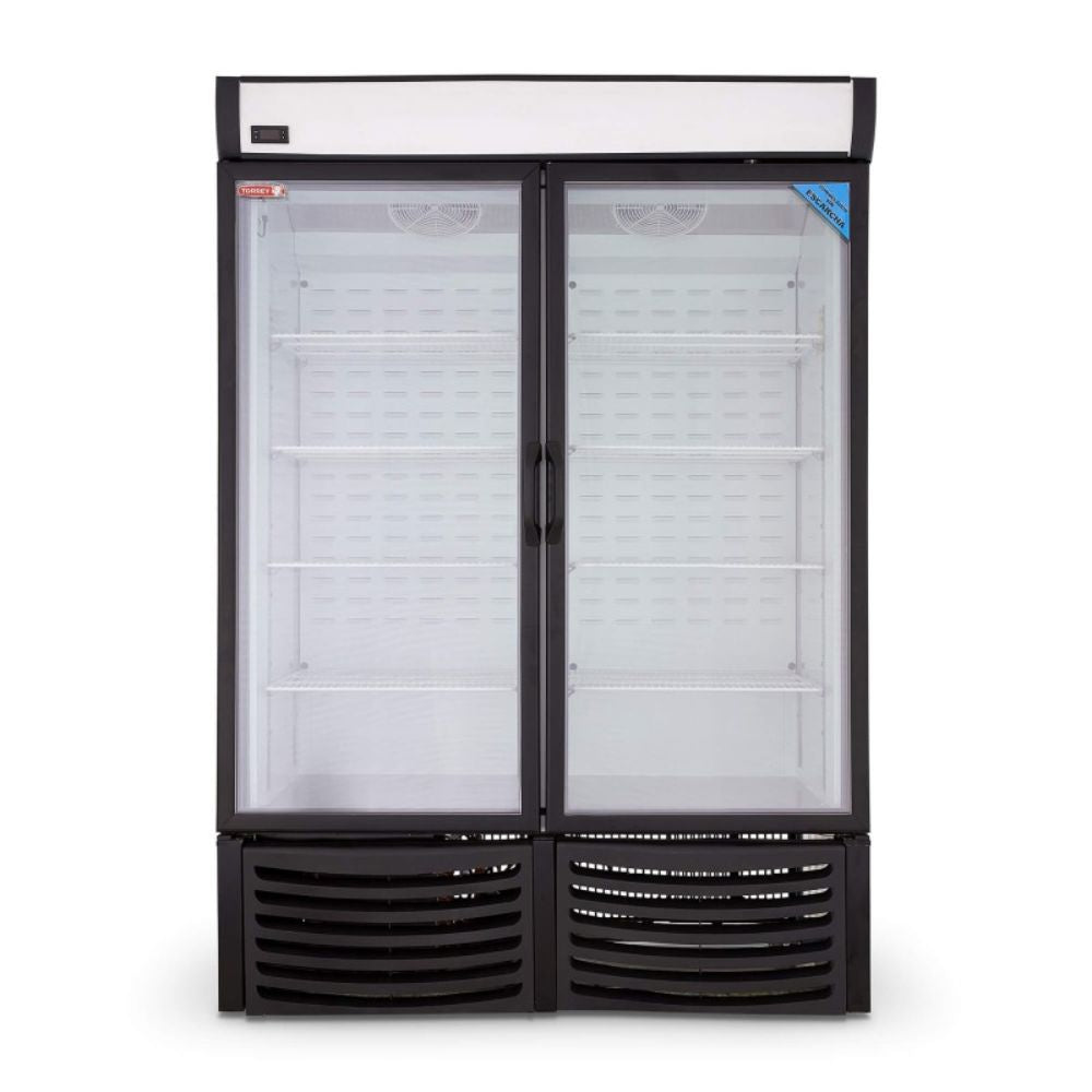 Torrey CV32 PTCV-0008 Congelador Exhibidor Vertical  2 Puertas 8 Parrillas Cuerpo Esmaltado - Congeladores - Torrey - KitchenMax Store