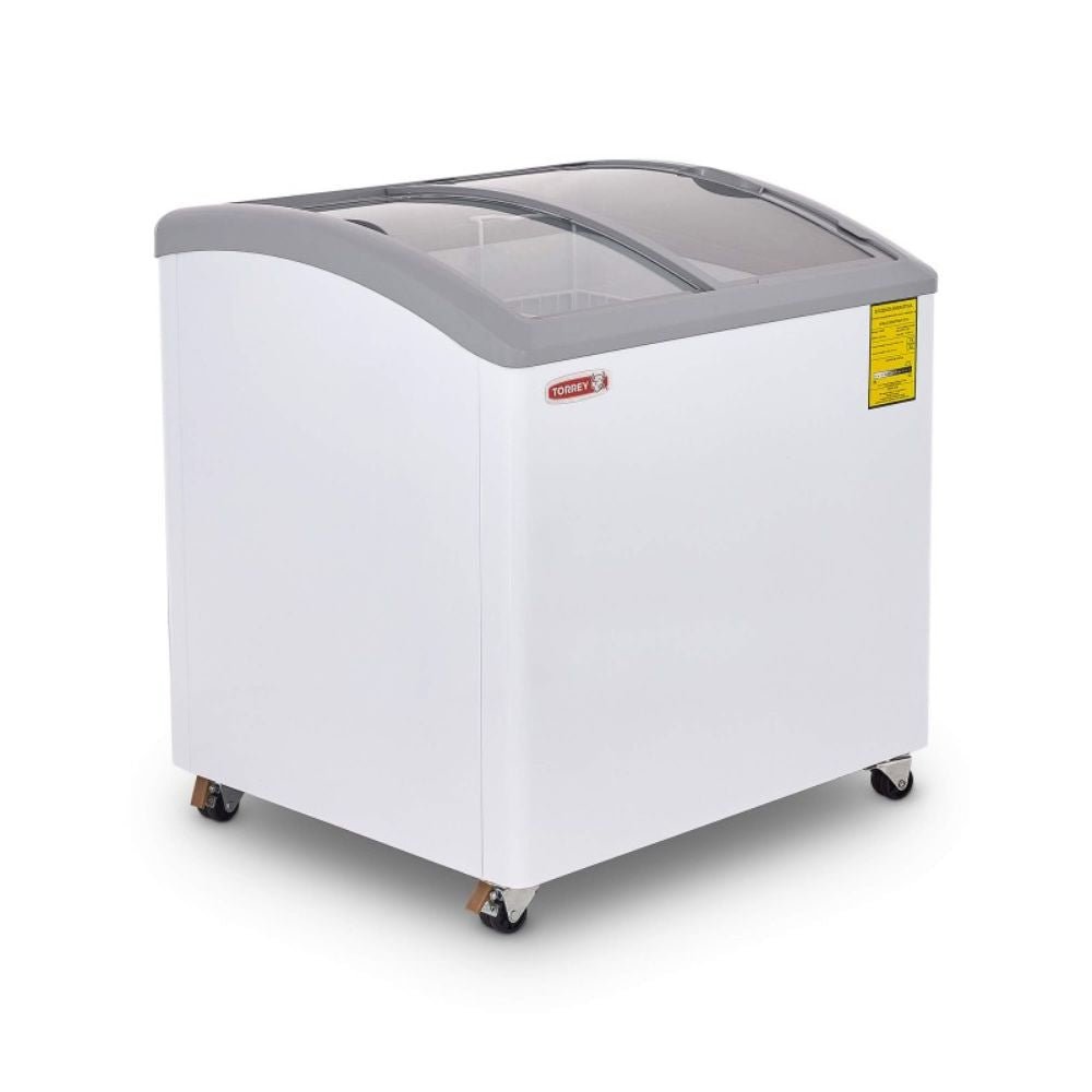 Torrey Chc-80CR CCCHC080006 Congelador Horizontal 2 Puertas Corredizas Cristal Curvo Cuerpo Esmaltado - Congeladores - Torrey - KitchenMax Store