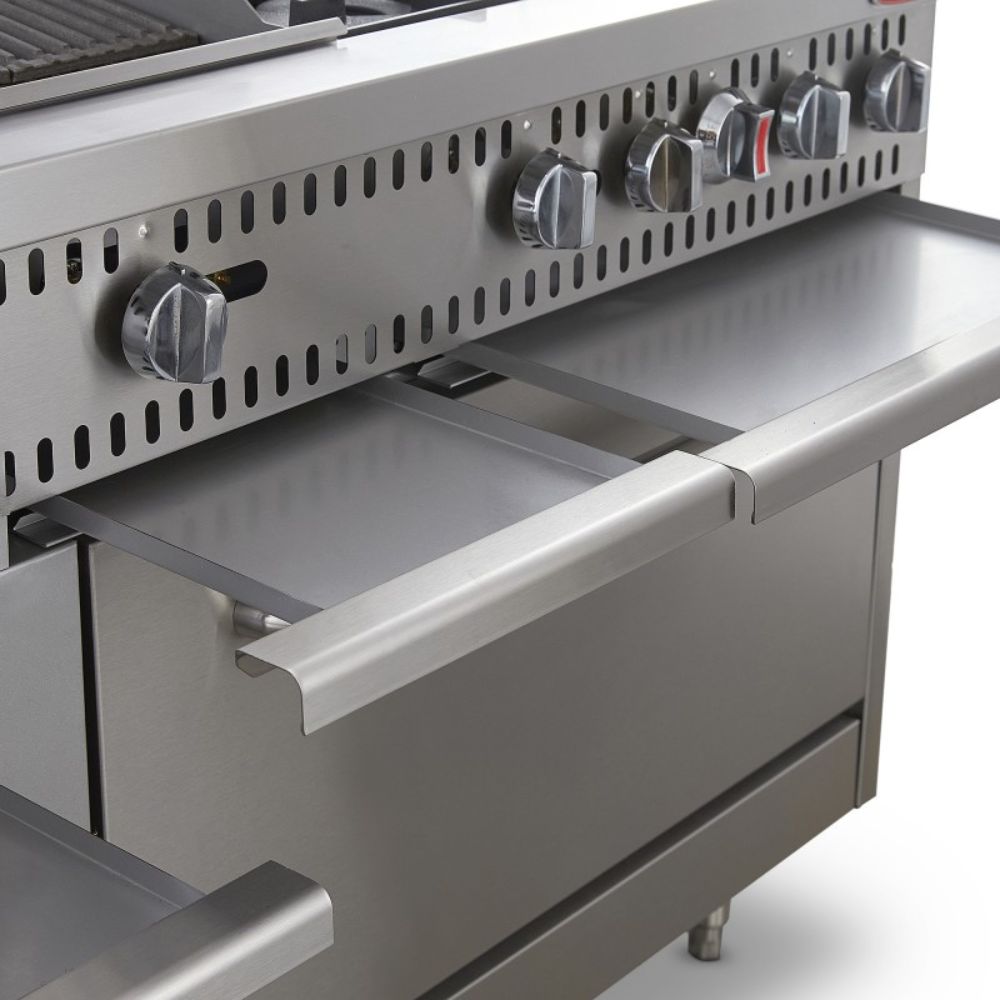 Torrey EST-MA6G CQESTMA6025 Estufa Maestra 4 Quemadores 1 Asador 1 Freidor 1 Gratinador 1 Horno 1 Plancha Acero Inoxidable -  - Torrey - KitchenMax Store