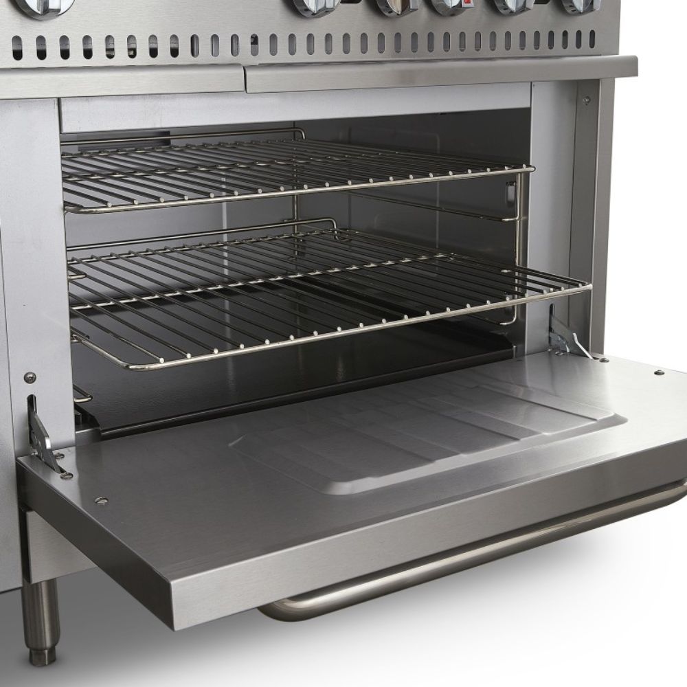 Torrey EST-MA6G CQESTMA6025 Estufa Maestra 4 Quemadores 1 Asador 1 Freidor 1 Gratinador 1 Horno 1 Plancha Acero Inoxidable -  - Torrey - KitchenMax Store