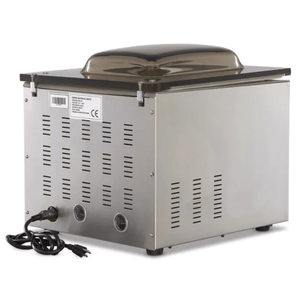 Torrey EVB-20 Empacadora al Vacio 20 Metros Cubicos para Tiendas Supermercado Restaurantes Carnicerias Panaderias Hoteles Resorts Alimentos Congelados Servicios Catering Delicatessen Ingredientes Frescos Carnes Aves Pescado Quesos Cereales Frutos Secos Embutidos Industria Alimentaria. KitchenMax.Store. Envíos seguros a todo México. Cotiza hoy mismo.
