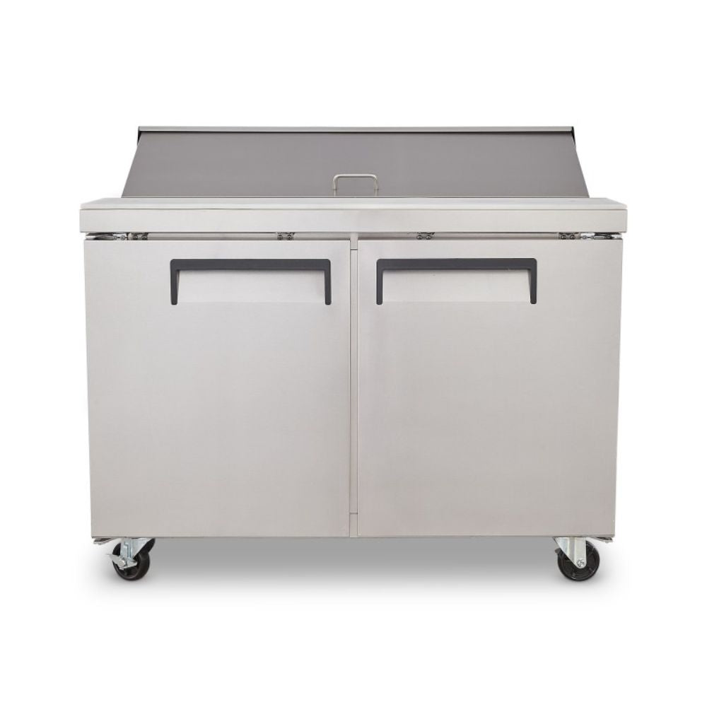 Torrey MFS-48 Mesa Preparacion 2 Puertas Solidas 2 parrillas Acero Inoxidable - Mesas de Preparación - Torrey - KitchenMax Store