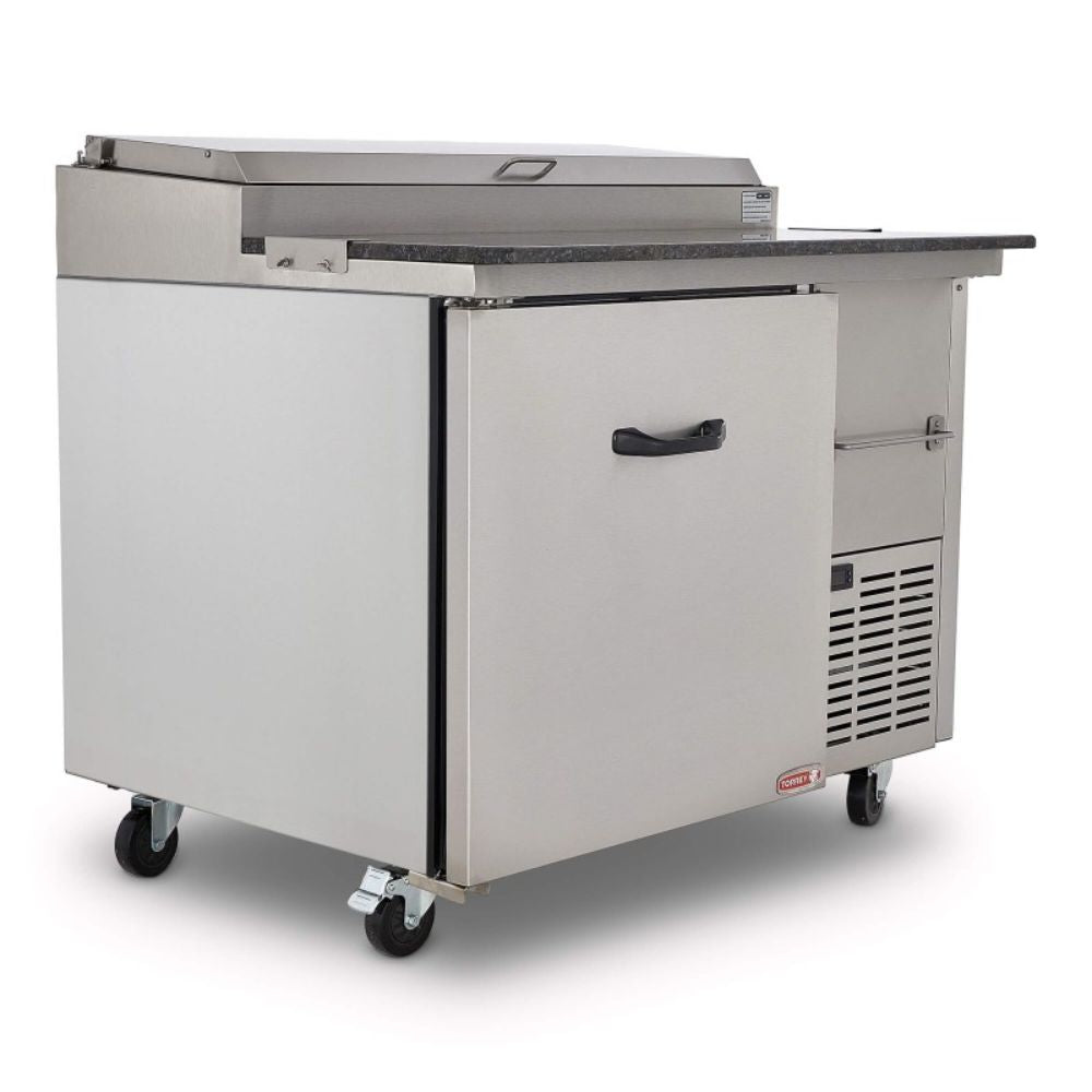 Torrey PTP01 PTMF-0009 Mesa Refrigerada Pizza 1 Puerta 6 Insertos 113 cm - Refrigerada Pizza - Torrey - KitchenMax Store