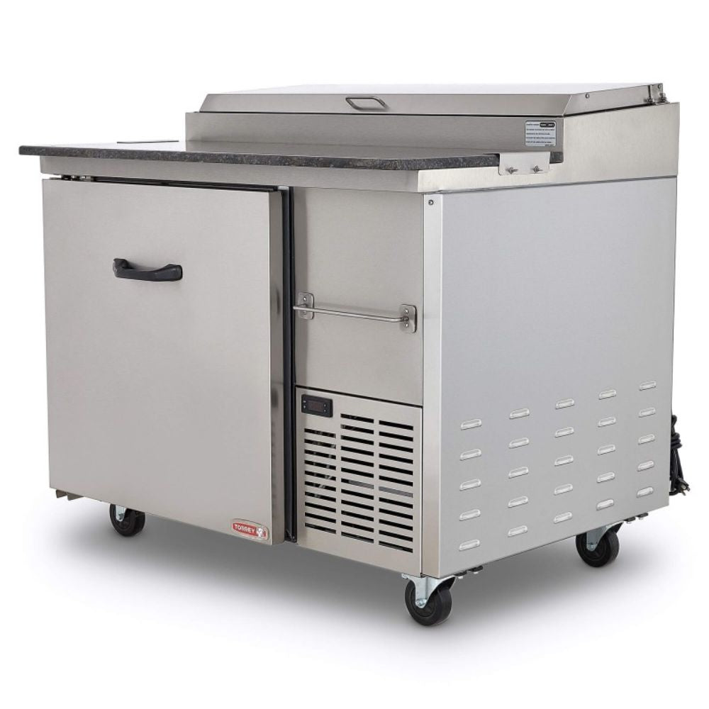 Torrey PTP01 PTMF-0009 Mesa Refrigerada Pizza 1 Puerta 6 Insertos 113 cm - Refrigerada Pizza - Torrey - KitchenMax Store