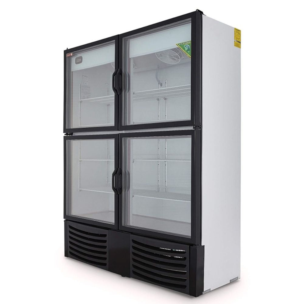 Torrey Vrd42-4P Ptrf-0031 Refrigerador Enfriador Vertical 4 Puertas Crista 8 Parrillas Acabado Exterior de Lamina Blanco - Refrigeradores - Torrey - KitchenMax Store