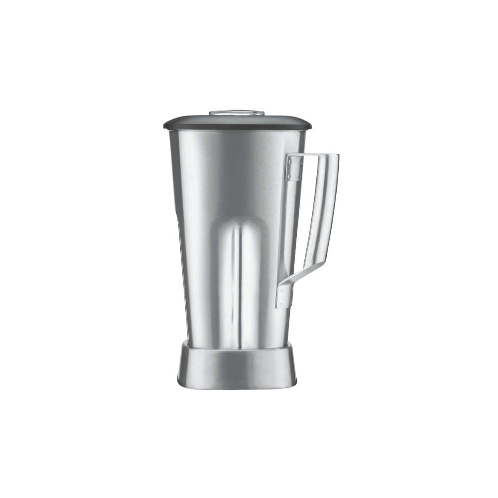 VASO WARING CAC90 | Vaso de Acero Inoxidable | 64 Onzas | Bar Cafeteria Cocina Industrial Restaurante Banquetes Bar Cafetería para Moler Triturar Licuar Puré Alimentos Bebidas Batidos Sopas Salsas Postres Aderezos Moler Especias Frutos Secos