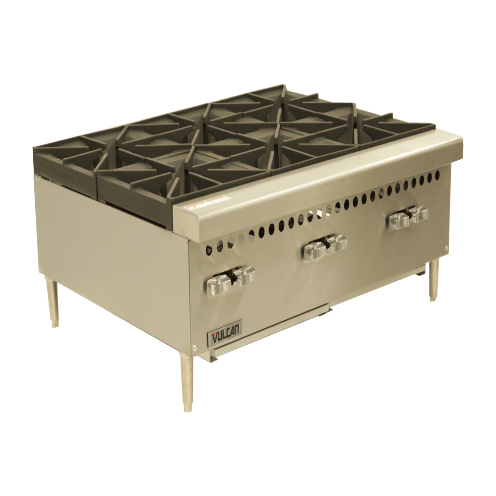 Vulcan by Hobart VCRH36 Parrilla Gas de 6 Quemadores de 36" - Parrillas - Vulcan - KitchenMax Store